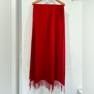 Nordstrom Red Cashmere Wrap